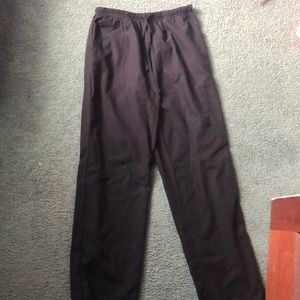 Black scrub pants